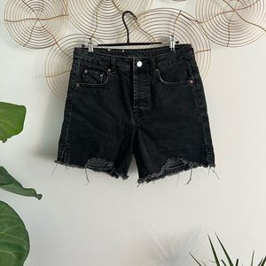 Never Worn, Gianni Bini Jean Shorts, Black, Size 27